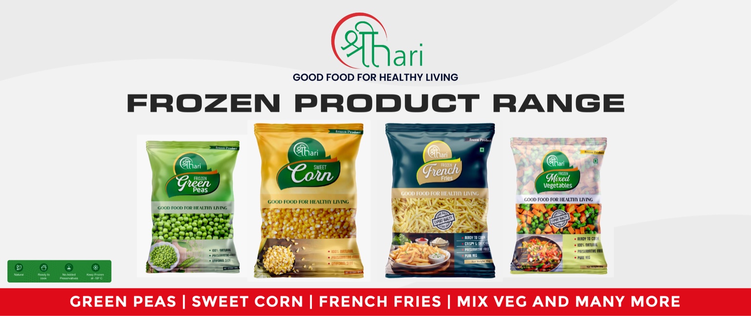 Frozen product range banner