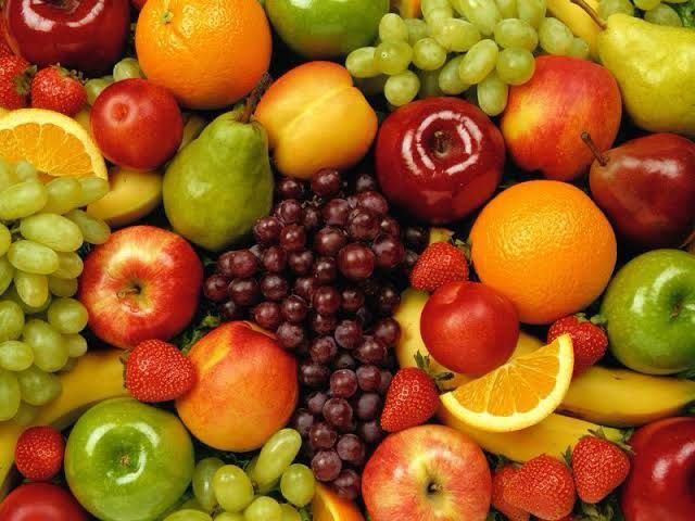 Imported fruits assortment